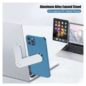 Generic 2 In 1 Magnetic Laptop Side Mount Connect Screen Support Holder Dual Monitor Display Clip Adjustable Phone Stand Tablet Bracket