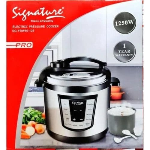 8ltrs Signature Electric Pressure Cooker 8ltrs Signature Electric Pressure Cooker