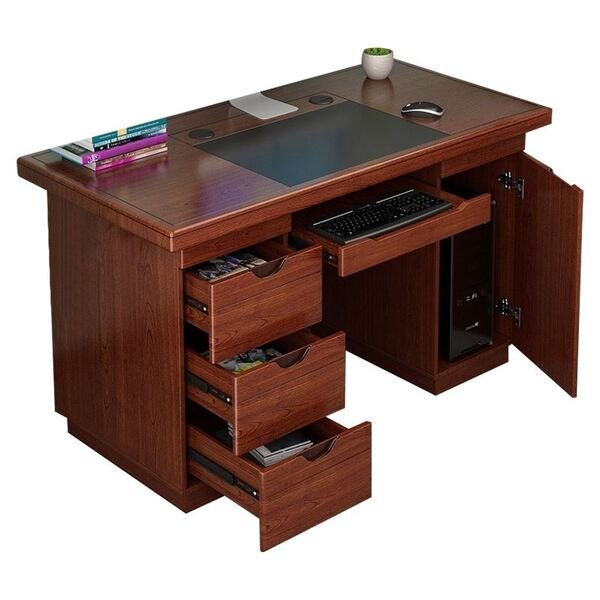 Office Desk With Lockable Drawers