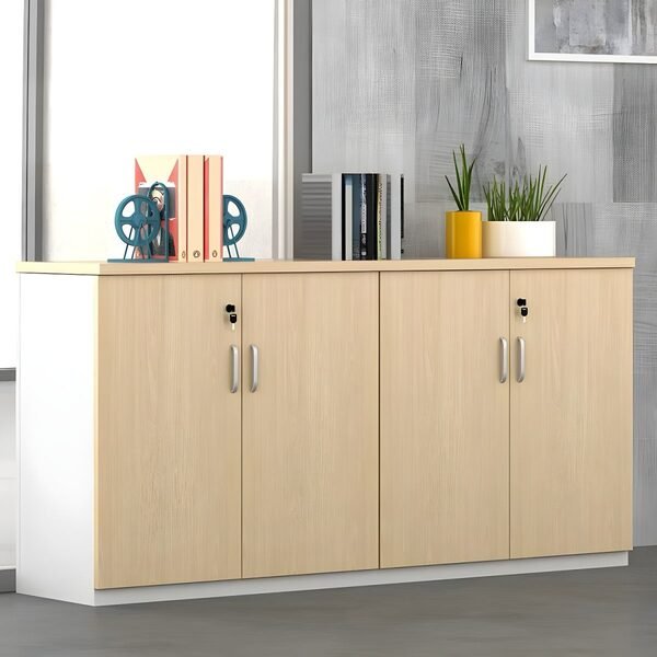 Lockable 4-Door Home Office Storage Credenza Kenya