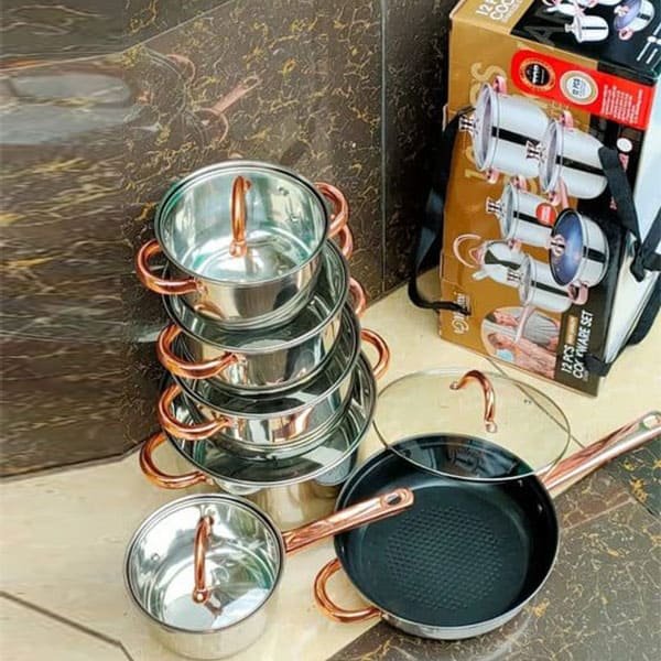 12pc Cookware with Kettle-Yimeitai near me