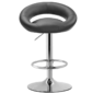 Swivel Bar Counter Stool In Leather