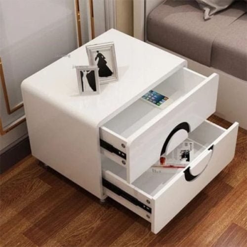 2 Drawer Bedside Pedestal