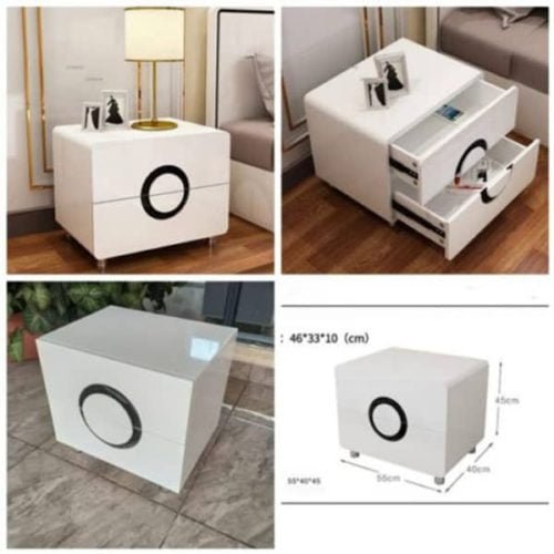 2 Drawer Bedside Pedestal