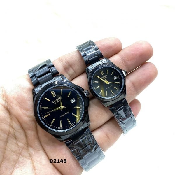 Casio couple clearance watch set price