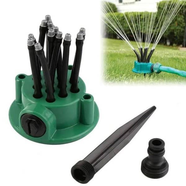 360 Degrees Automatic Garden Sprinkler For Watering Grass Lawn Rotary Nozzle Rotating Sprinkler.