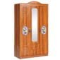 3 Door Wooden Wardrobe