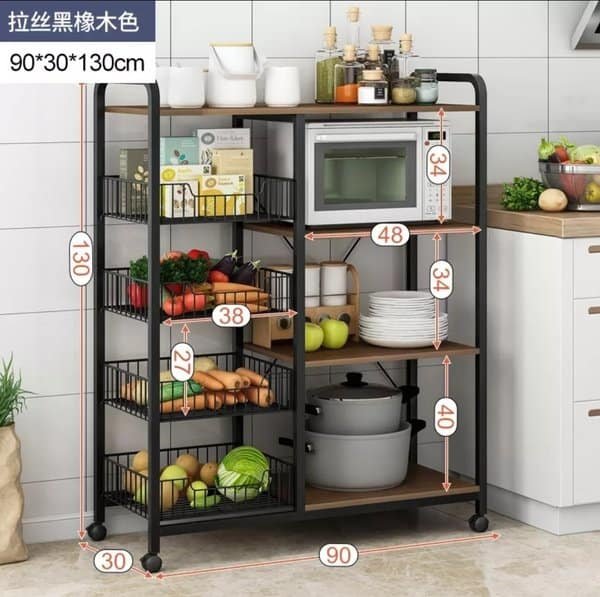 Multifunctional Strong metallic Kitchen rack