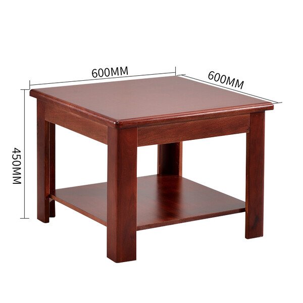 60cm mahogany office stool