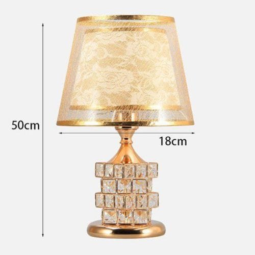 European Style Crystal Table Lamp