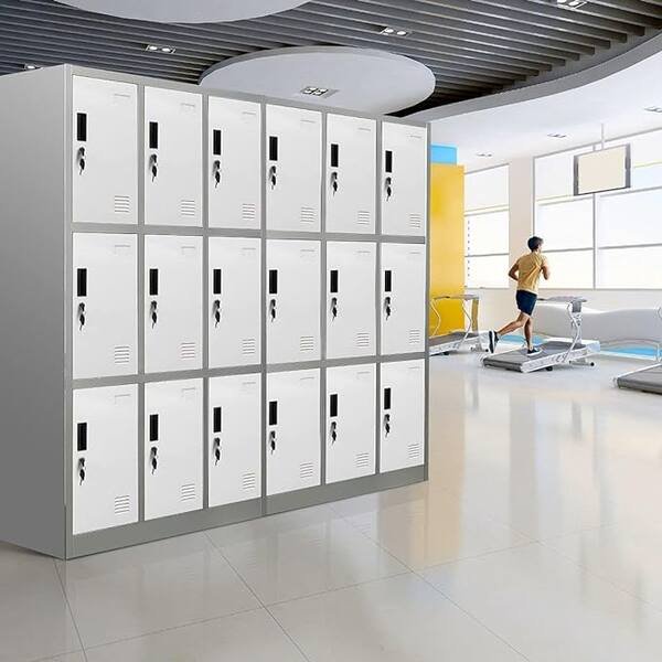 9-Locker Metallic Filing Office Cabinet