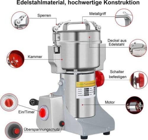 Electric Cereal Grain Grinder