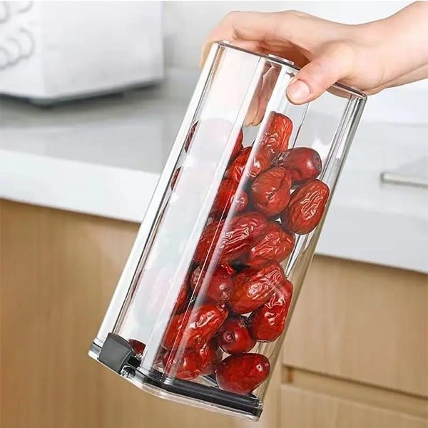 8pcs Transparent Acrylic Cereal Food Storage Containers 7-min