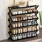 Black Bamboo Shoe Rack stand