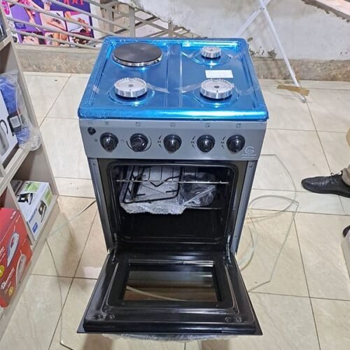 Eurochef EG55-3G1E+E OVEN Free Stand Glass Top Cooker