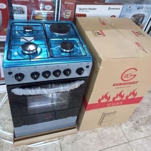 Eurochef Free Standing 3 Gas + 1 Electric Cooker