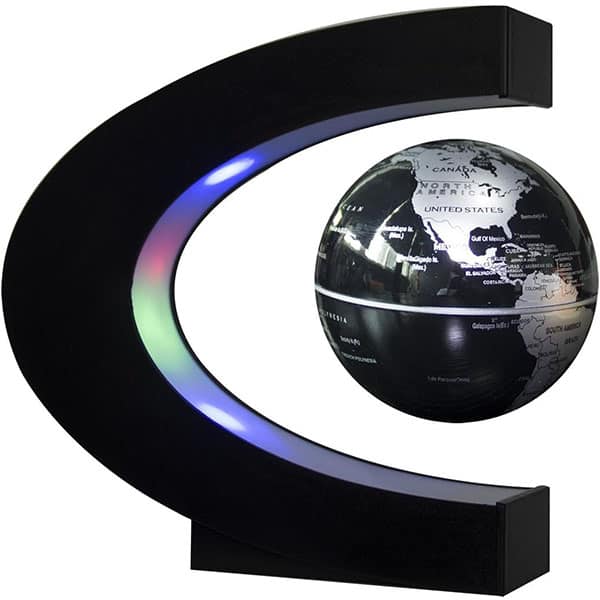 Floating Globe With Colorful Led Lamp