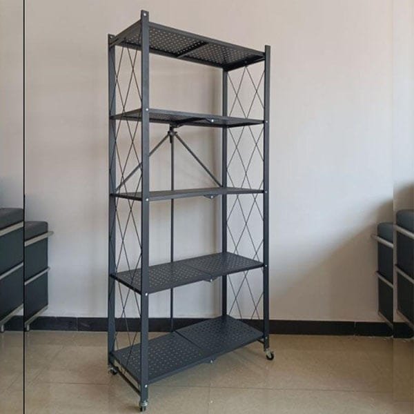 Foldable Kitchen Metallic storage Rack