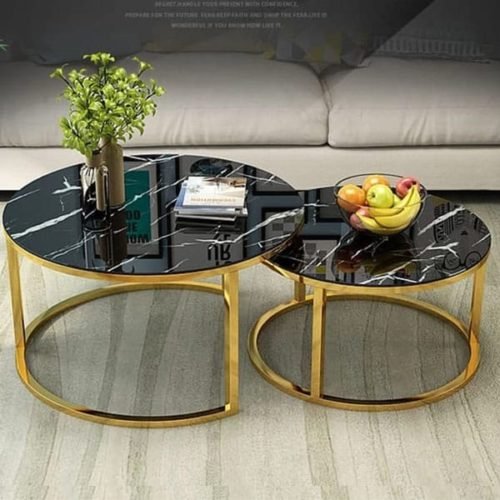 Glass Top Nesting Tables