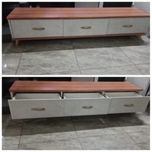 Solid Wooden Expandable TV Cabinet