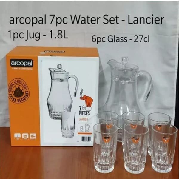 L4985 Arcopal Lancier 7Pc Water set