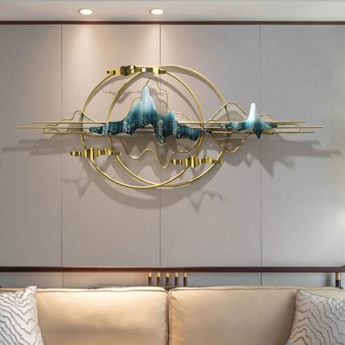 Large Wall Hanging Ornament High-quality Stainless Steel Wall Pendant