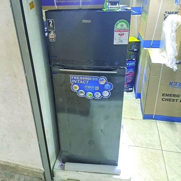 Mika 211ltr Double Door Refrigerator