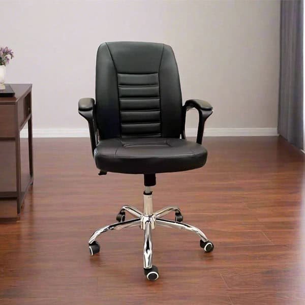 Medium Back Leather Executive Office Chair