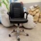 Medium Back Leather Executive Office Chair