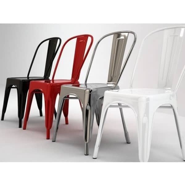 Metallic Bistro Bar Stools