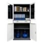 Metallic Office Cabinet (4-Door + 2-Drawers)