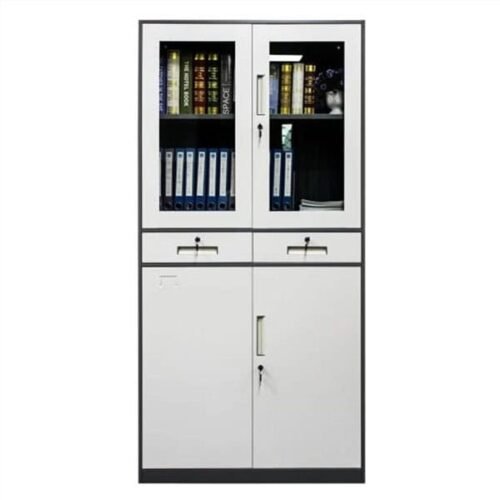 Metallic Office Cabinet (4-Door 2-Drawers) Metallic Office Cabinet (4-Door + 2-Drawers)