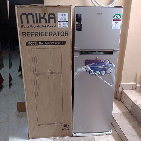 Mika 168 litres double door refrigerator