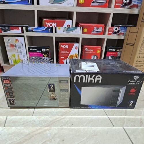 Mika Digital Grill Microwave 20ltr -silver