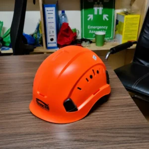 Orange Safety Helmets for Roadwork, Construction and Field Teams in Kenya