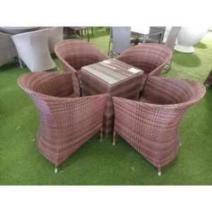 Fully Weaved Rattan Patio Set