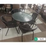 Round Outdoor Dining Set