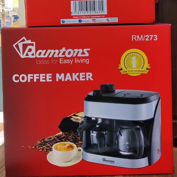 Ramtons Twin Coffee Cappuccino Maker