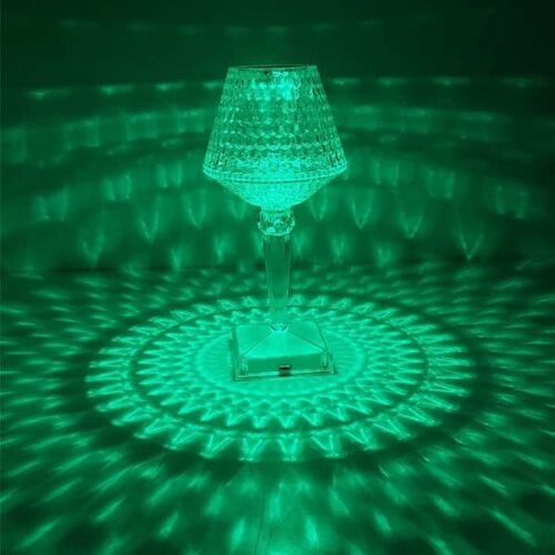 Rechargeable Rose Diamond Table Lamp