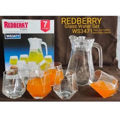 Redberry 7Pcs Set Glasses