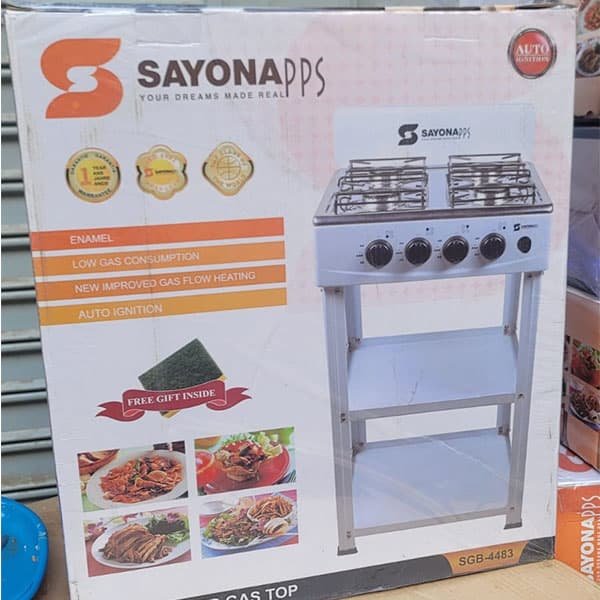 Sayona four burner standing cooker