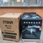 Marble Mika Standing Cooker 58 x 58 cm 3Gas + 1Electric Hotplate with Electric Oven