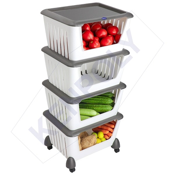 Kenpoly Space Saver 4 Stack Trolly