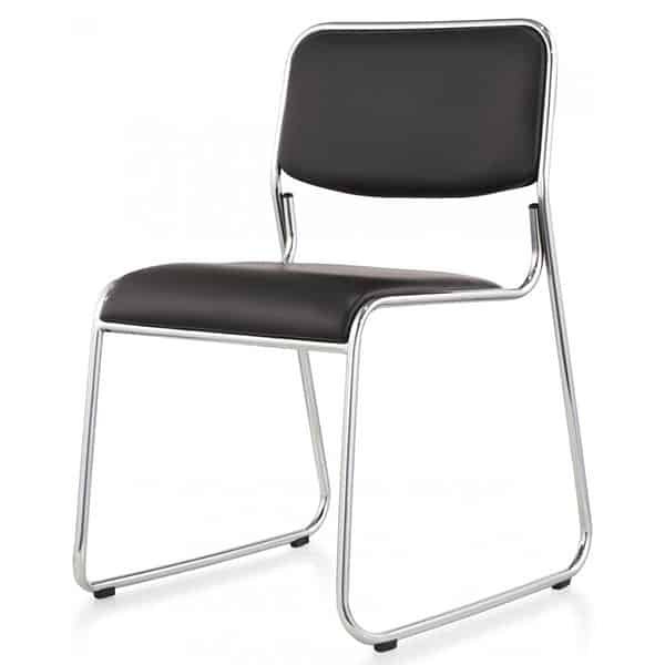 Stackable Visitors Chair Without Arms – D043C for sale