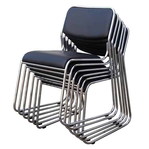 Strong Stackable Metallic Visitors Chair
