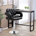 Swivel Bar Counter Stool With Sturdy Base