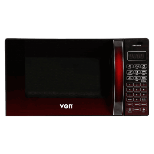 Von VAMS-20DGB 20L Microwave Oven Solo - Black