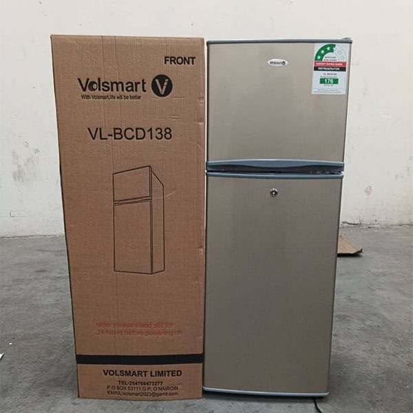 Volsmart 138litres Double Door Refrigerator