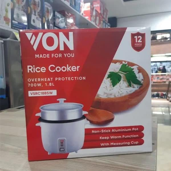 Von Rice Cooker 1.8L Model: VSRC18BSW