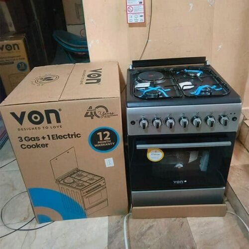 Von Standing Cooker 58x58cm 3G+1E